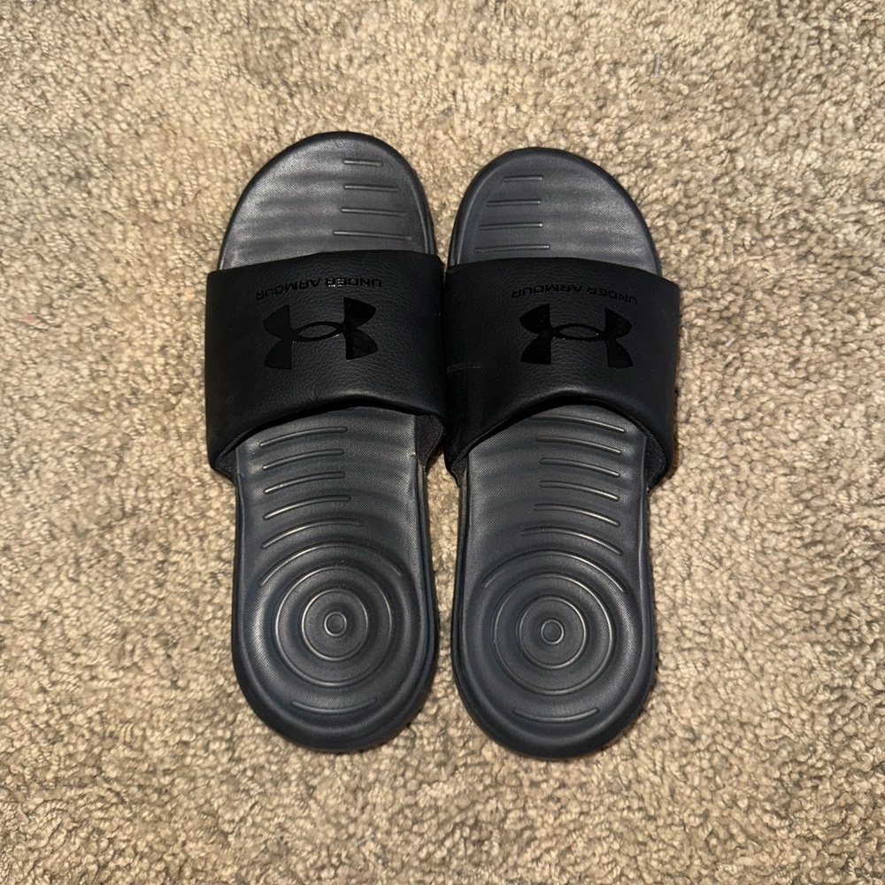 Under Armour Black AMAR Slide Sandals
